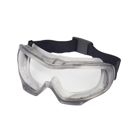 Sellstrom Safety Goggles, Clear Lens, Anti-Fog, Indirect Vent, Wide Fit, Retardant Strap, GM200 Series S82000